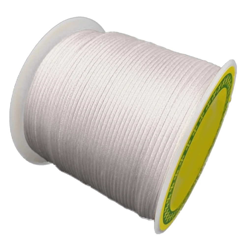 50m/roll Braiding Craft Cords DIY Bracelet Jewelry Findings Soft Package Rope String Hanging Necklace Clothing Chinese Knot