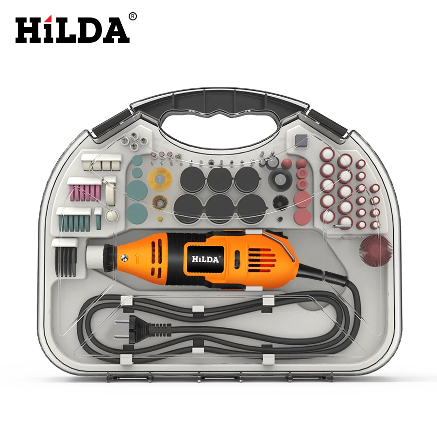 DM-141 HILDA электрическая мини дрель Dremel шлифовальная машина гравировальная ручка Мини дрель Электрический Роторный инструмент шлифовальный станок Dremel аксессуары - Цвет: DM-141