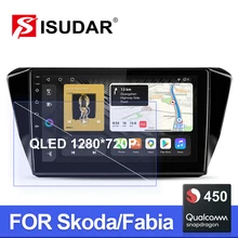 

Isudar QLED Android 10 Car Auto Radio For Skoda Superb 3 2016- Qualcomm 8 Core RAM 4GB GPS Stereo Multimedia Navigation No 2Din