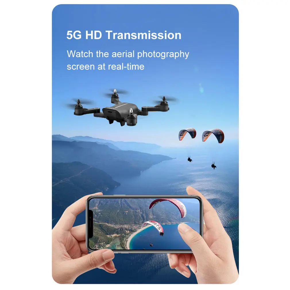 S3 5MP/4K камера gps складной Радиоуправляемый Дрон с 5G передачей изображения пульт дистанционного управления Вертолет фиксированная точка Smart Follow