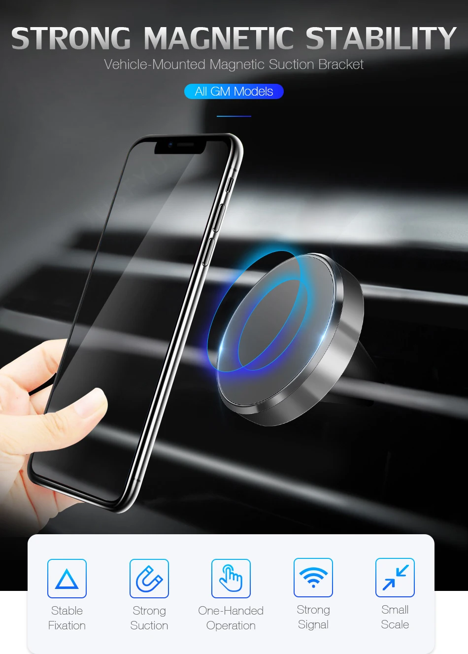 Магнитный держатель для телефона автомобильный для Xiaomi Redmi 4x Note 5 Pro Air Vent держатель для телефона в автомобиле Магнитная подставка для iPhone X XS MAX