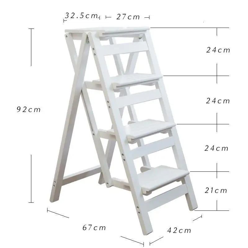 Tangga Lipat Sgabelli Cucina tabrete De Cocina Крытый кухонный стул Escalera Madera стремянка Escabeau ступенчатый стул - Цвет: Number 6