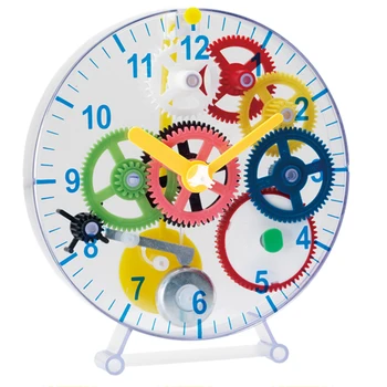 

Children Puzzle Clock Kit DIY Gear Mechanical Clock Educational Assembling Gear Clock Toy Learning & Education Science Toy