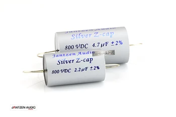

2pcs/lot Denmark jantzen-audio Silver Z-Cap MKP fever crossover coupling audio capacitor free shipping