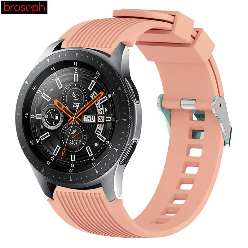 20 мм ремешки для часов samsung galaxy Watch мягкий силиконовый ремень Смарт-часы спортивный браслет на запястье аксессуары для часов