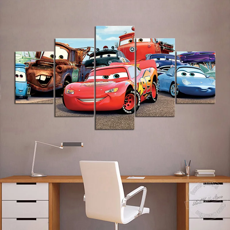 Disney Pixar Cars Lightning McQueen Is Being Added to Rocket League Home  Decor Poster Canvas - Horusteez