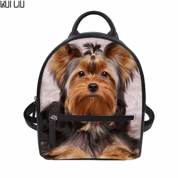 

Customized Classical Animal Printing Women Pu Leather Backpacks Female School bags Girls Small Rucksack Mochilas