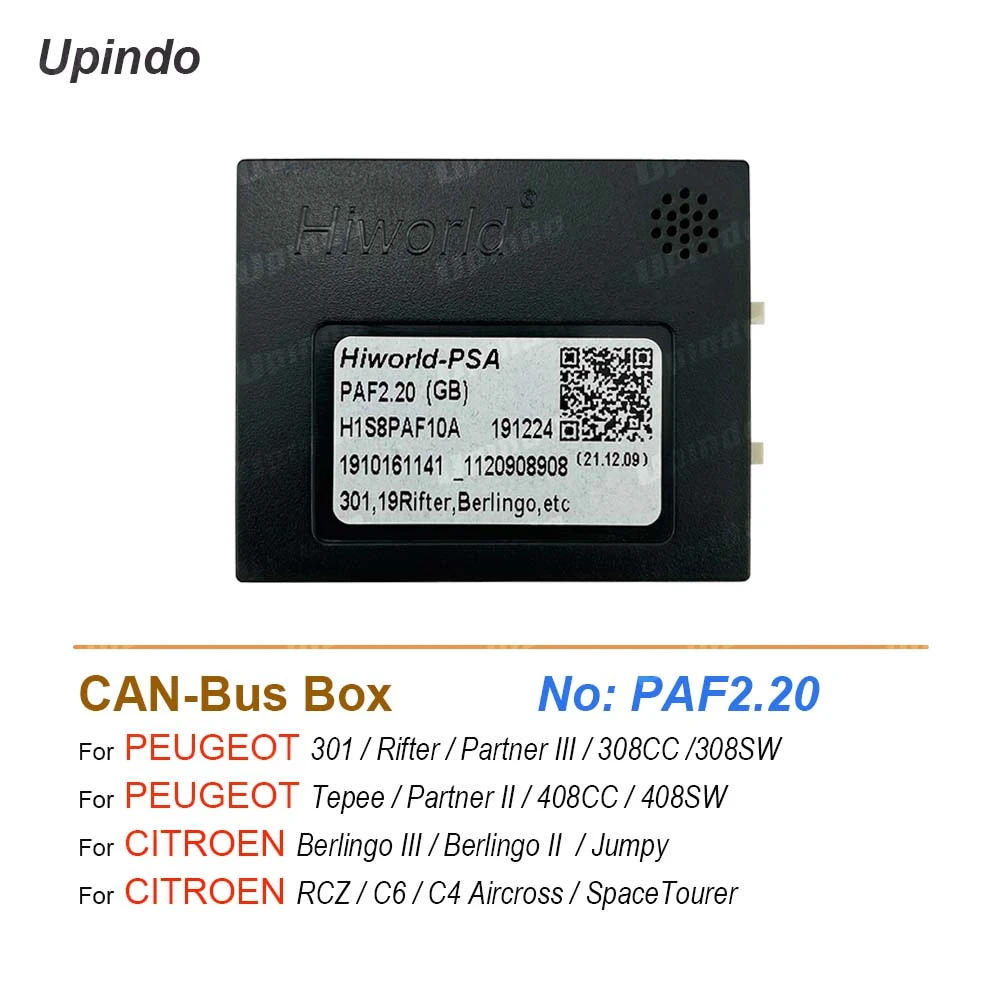 Araba radyo CAN otobüs kutusu dekoder Peugeot 308 408 için Rifter