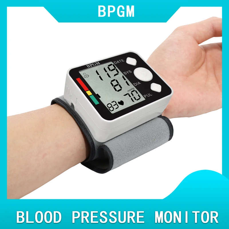 Yongnuo Digital Esfigmomanometer Blood Pressure Tonometer Tensiometer Intelligent Pulse Digital Blood Pressure Meter Blood Pressure Monitor Blood Pressure Meter