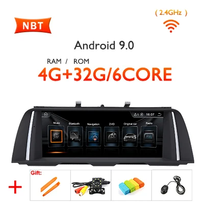 8," ips Android 9,0/7,1 4G 64G радио для BMW 5 серии 520i F10 F11 2010- CIC NBT система gps навигация ГЛОНАСС без DVD - Color: 4G 32G 9.0 NBT