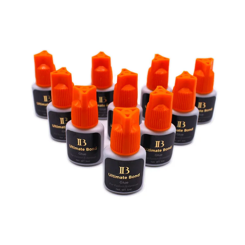 2 бутылки I Beauty Korea IB Ultimate Bond клей для наращивания отдельных ресниц с оранжевой