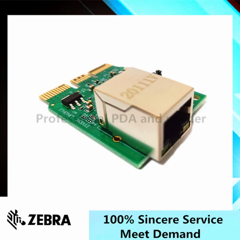 ZEBRA ZD420-ZD410 Barcode Printer Built-In Kabel Jaringan Kartu (P/N: P1080383-442) Adalah Merek Baru Gratis Pengiriman