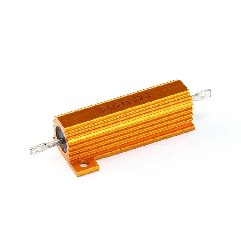 50W Shell Power Aluminum Housed Case Wirewound Resistor 0.5124681020 Ohm