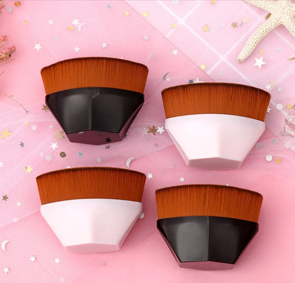 

Cosmetics No.55 Brush Smooth Dense Full Coverage BB Cream Blusher Foundation Brush Flat Makeup Brush