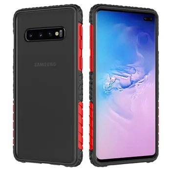 

For Galaxy S10 Dual Layer Drop-Proof Clear Back Phone Cover For Samsung Galaxy S10e S10 Plus Tpu Soft Edge Slim Shockproof Case