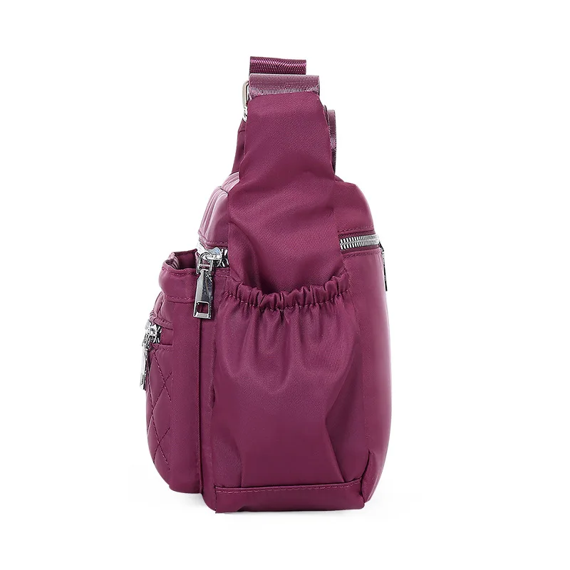 

Spiraea Nylon Cloth Shoulder Bag Women's 2019 New Style Fashion Middle-aged WOMEN'S Bag Bag Korean-style Shoulder Canvas Mommy B