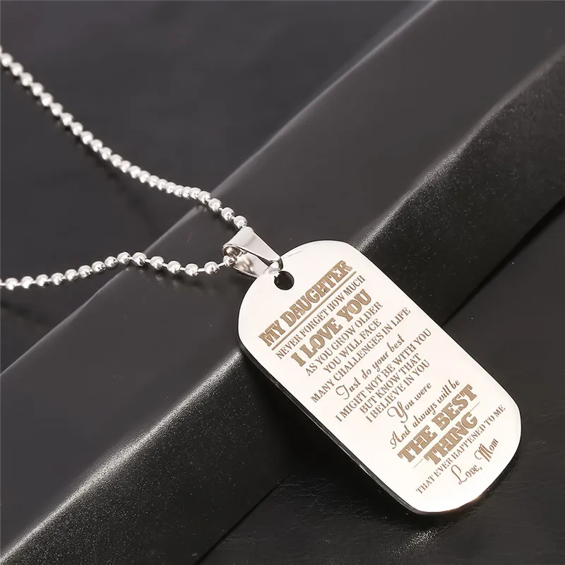 mom necklace from son