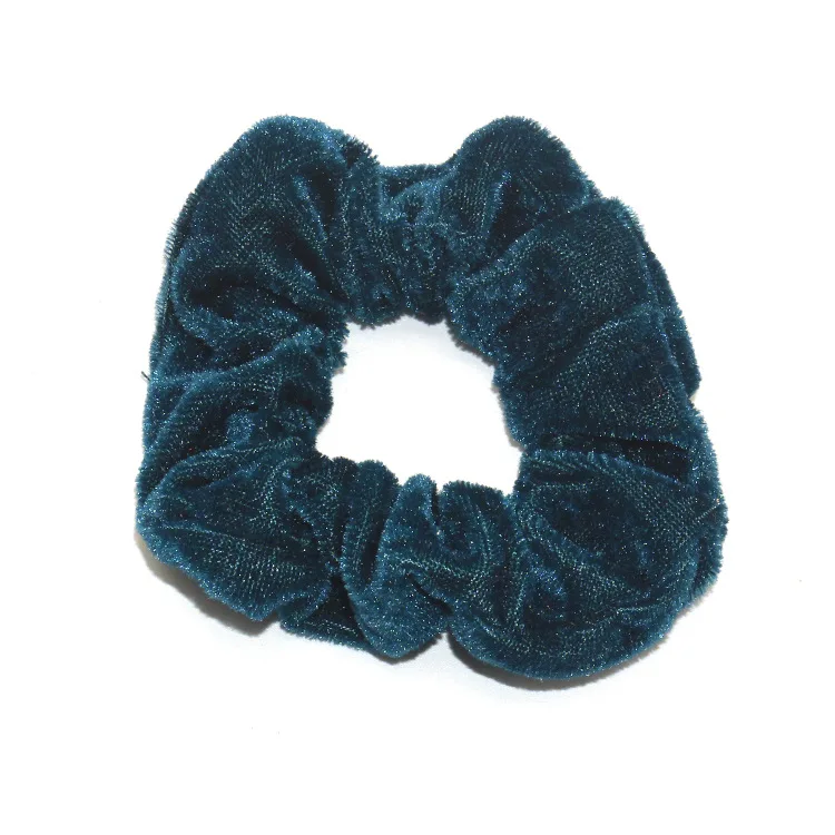 40/50Pcs/LOT Soft Velvet Scrunchie Pack Elastic Hair Bands Korea Scrunchies Hair Ties For Women Ponytail Holder Hair Accessories