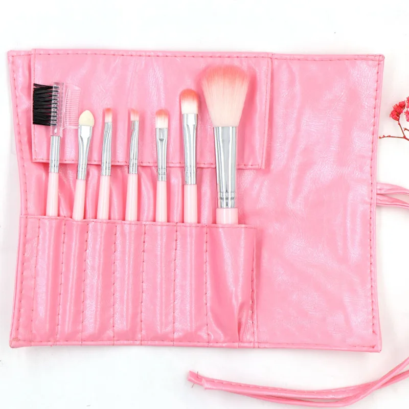 

7Pcs Makeup Brushes Kit Set Professional EyeShadow Eyelashes Lip Brush Cosmetics Tool Pincel Maquiagem Brochas Maquillaje