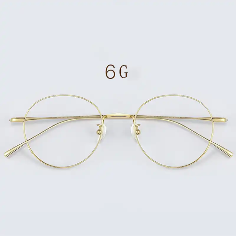 round titanium eyeglass frames