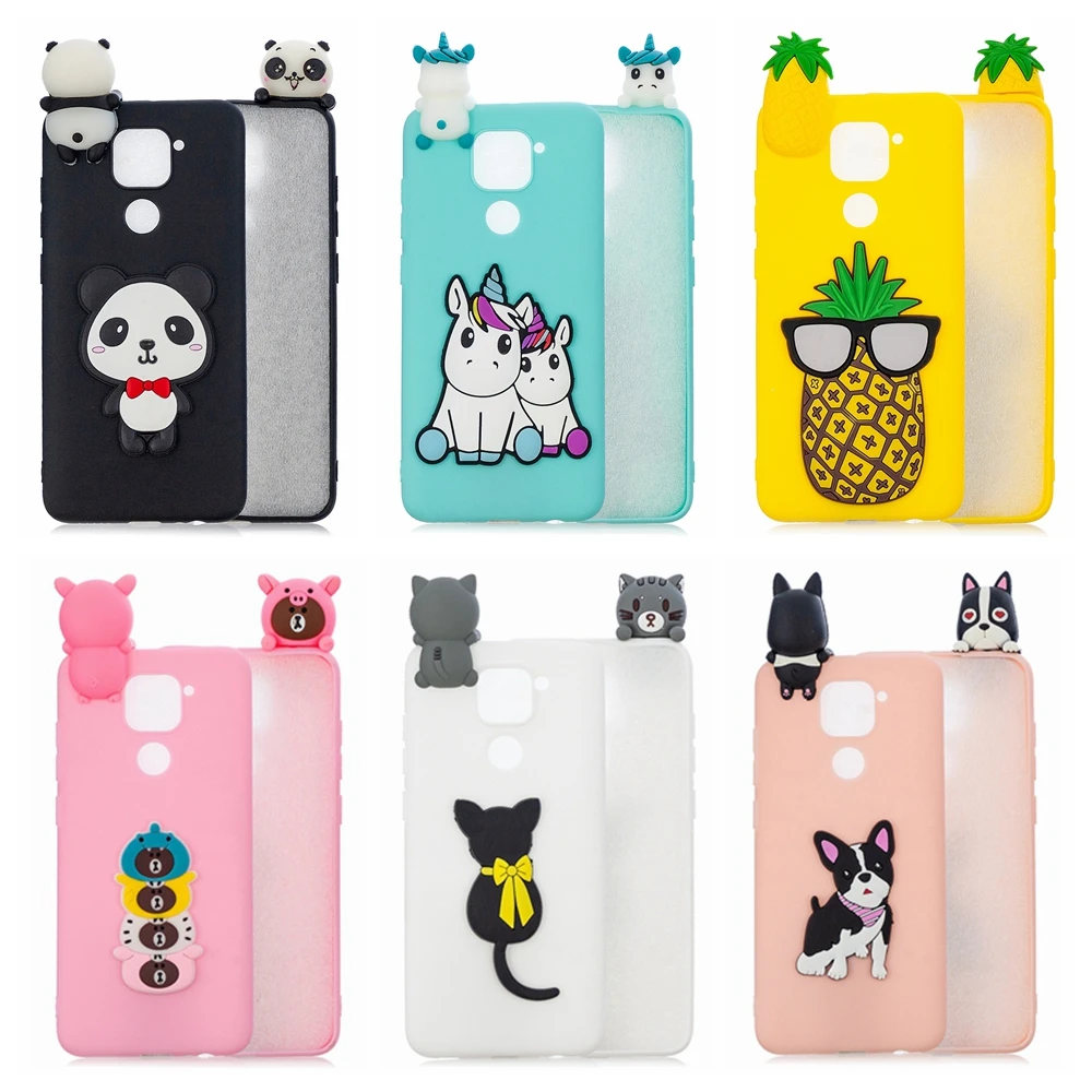 

Redmi Note 9 8 Pro Case on for Etui Xiaomi Redmi 9 8A Note 8t 9s 9Pro Case Note9 Pro Cute 3D Unicorn Panda Silicone Cover Funda