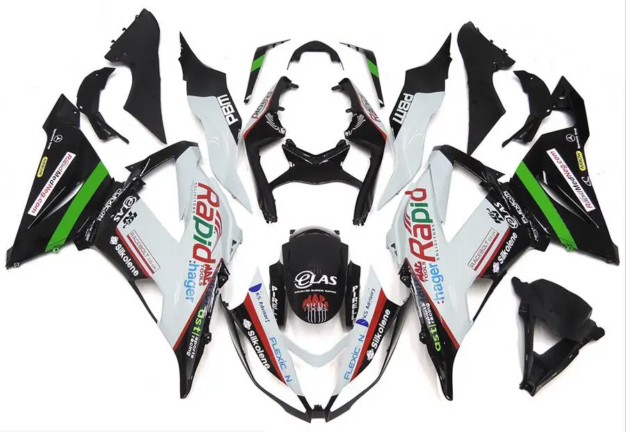 ABS обтекатель комплект подходит для Kawasaki ZX6R 2013 обтекатели для мотоцикла ZX-6R ниндзя 636 599 кузов пользовательского стиля