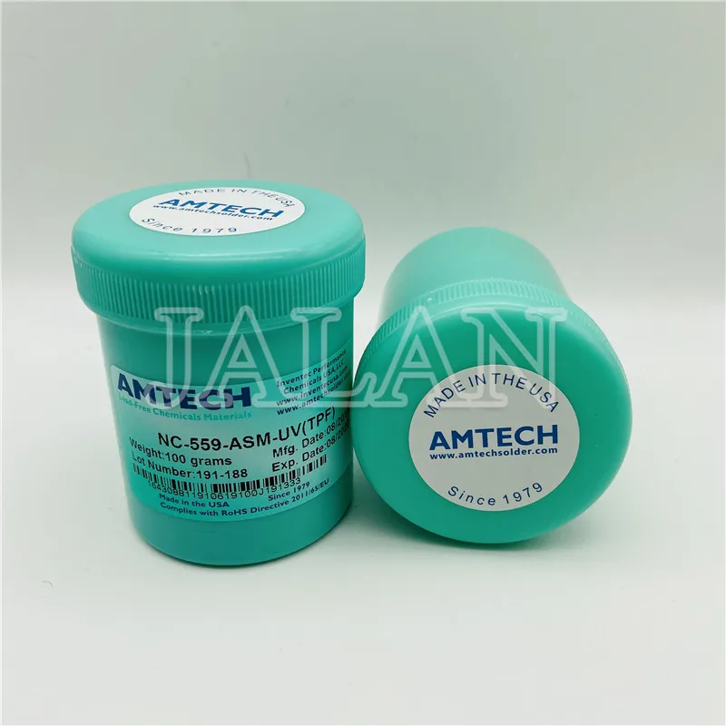 100g AMTECH флюс для пайки без свинца неочищенная сварочная паста 559 BGA|Наборы ремонта