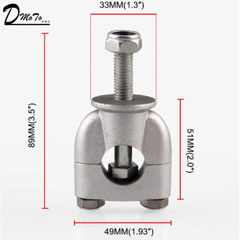 1 пара 22 мм 7/8Inch ручка стояк крепежные хомуты для мотоцикла Dirt Bike ATV