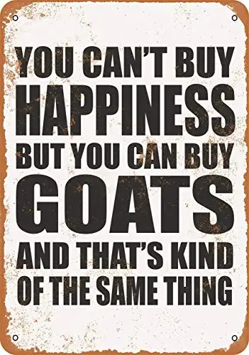 

Настенный постер «козы», оловянный винтажный настенный плакат, не можете купить счастье, но вы можете купить козы, для барбекю, ресторана, ужина, комнаты, кафе, магазина, декора