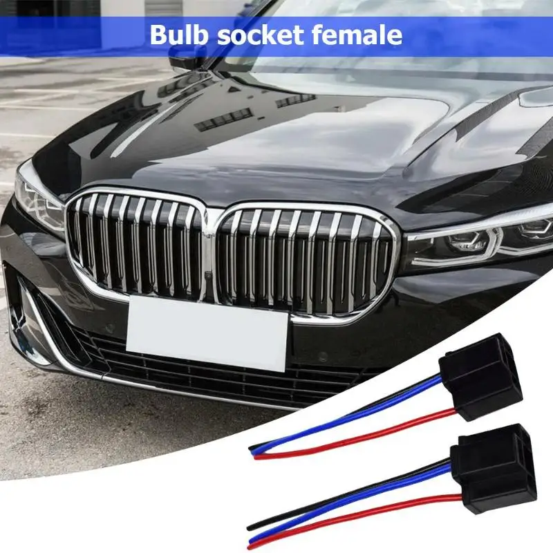 VODOOL 1 пара гнездо для лампы H4 9003/H7/H8/H9/H11 гнездовой разъем головных фар адаптер