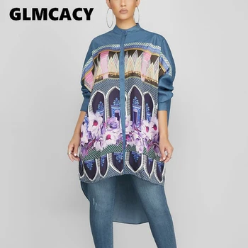 

Women Long Sleeve Button Down Loose Fit Shirt Office Lady Elegant Workwear Casual Shirt Ladies Dip Hem Blouse