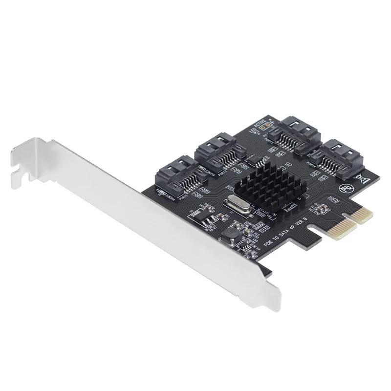 Плата расширения SATA PCIE на SATA3.0 плата для настольного компьютера 4-портовая карта