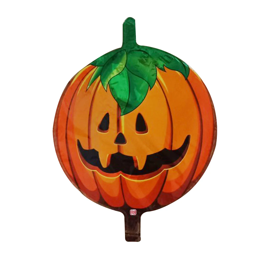 10 шт. DIY украшения круглые Ghost Globos вечерние Нетоксичные Дети воздушный шар в виде тыквы хэллоуин фольги игрушки дома День благодарения