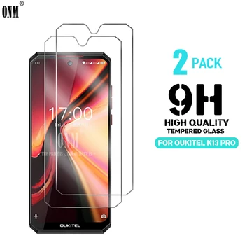 Перейти на Алиэкспресс и купить Закаленное стекло для OUKITEL K13 PRO, 2 шт., Защитное стекло для экрана, Премиум Закаленное стекло для OUKITEL K13, профессиональная защитная пленка