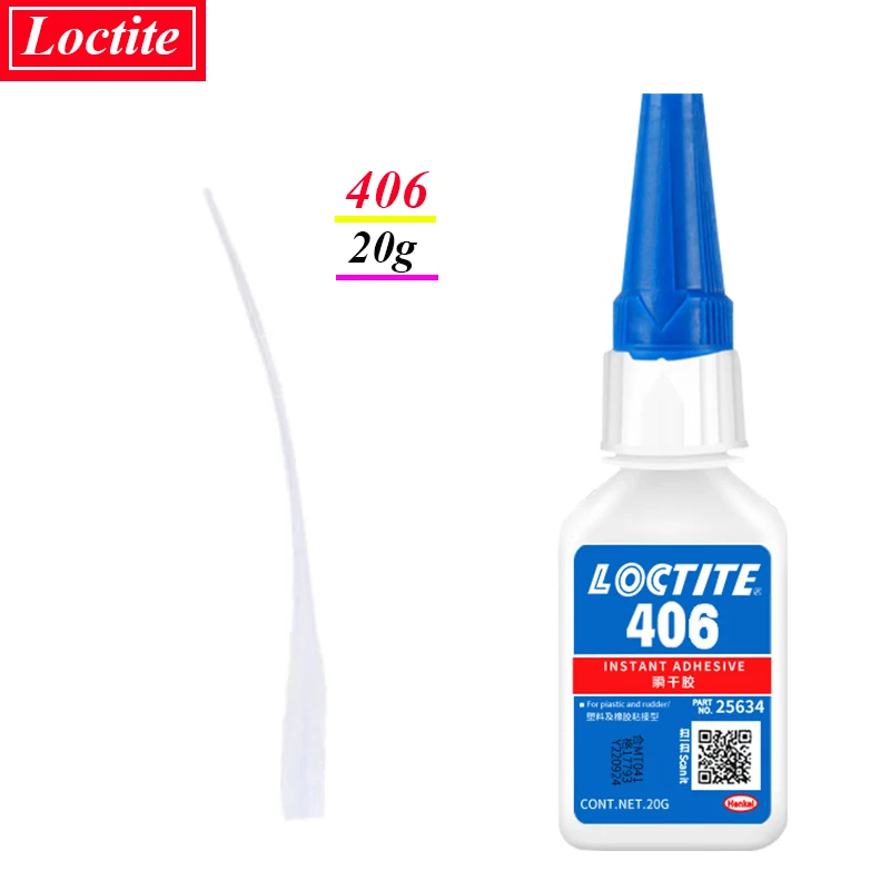 20g 500g Super Glue Loctite 406 Instant Dry Adhesive Rubber