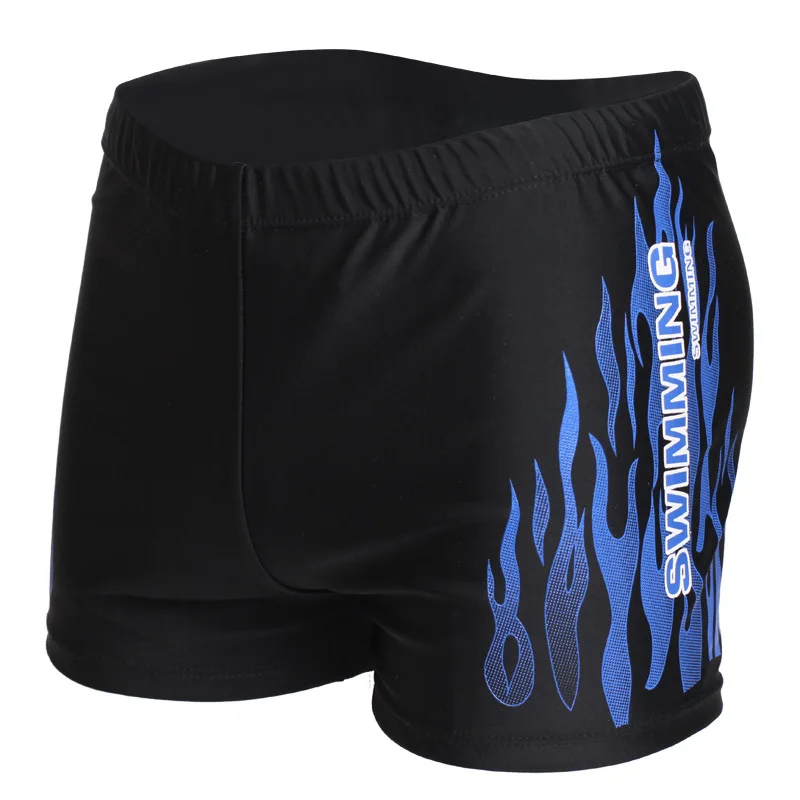 

Swimming Appliance Athletic Swimming Trunks Men Swimwear Boxer Flame Hot Springs Swimming Trunks Beach Quick Drying Pants