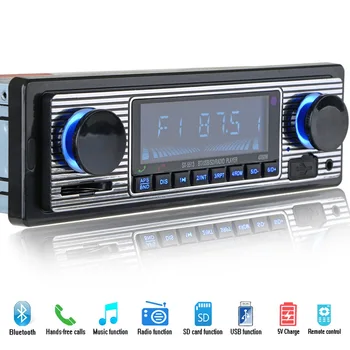

12V 2.5inch Wireless Bluetooth Car Radio Stereo Player Stereo FM MP3 USB Audio 1 DIN Radio Audio Player Car Electronics Player