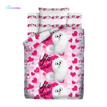 КПБ Delicatex1.5 поплин "Тайная жизнь домашних животных 2"(70х70) рис. 16171-1/16172-1 Прелестная Гиджет