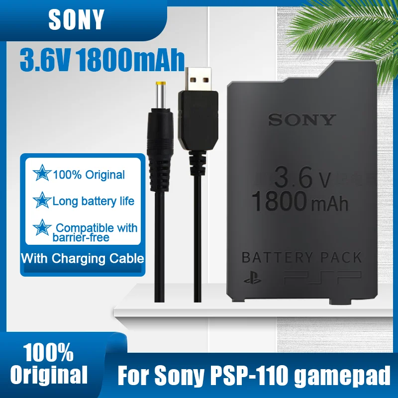 New Sony 3.6V 1800mAh Rechargeable Battery For PSP-110 PSP1000 PSP 1000 Console Li-Ion Replacement Game Machine | Электроника