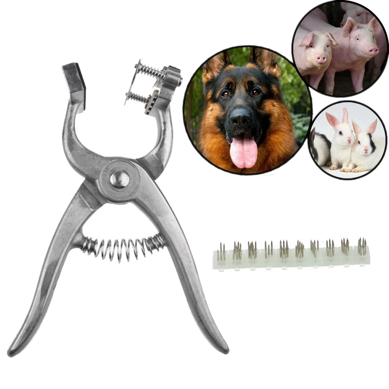 

Small Animal Complete Tattooing Pliers Marking Pliers for Identification Of Sheep, Pigs, Goats, Cats, Dogs
