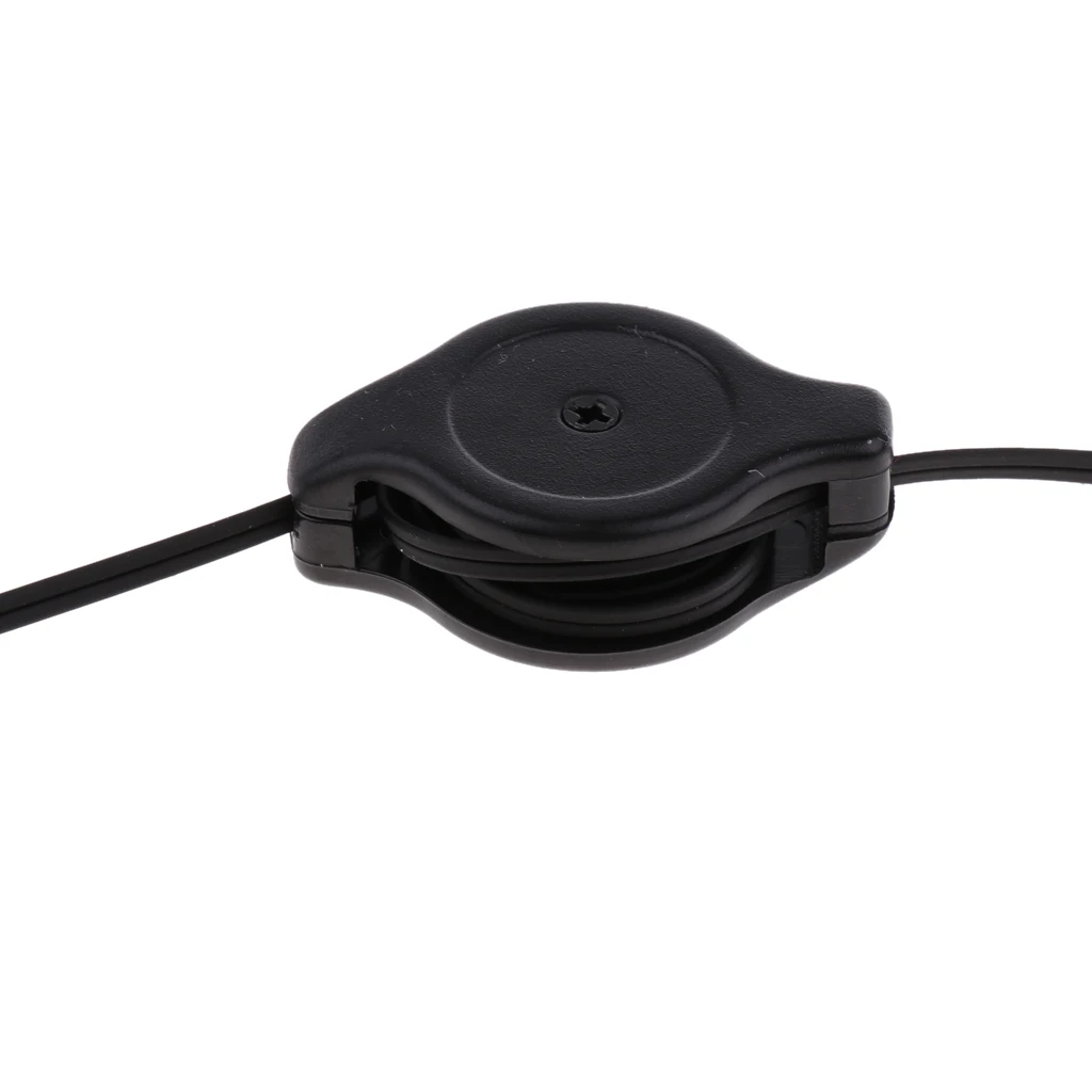 Mini Retractable USB Wired Mouse Mice Retractable Cable Mouse For Laptop Desktop Computer PC Optical Mouse With Mouse Mat