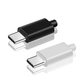 

USB C Connector With ALC4042 Chip 312bit 384khz Silicon Dynamic Armature 3.0mm Wire Diameter Type-C Male DIY Solder Module
