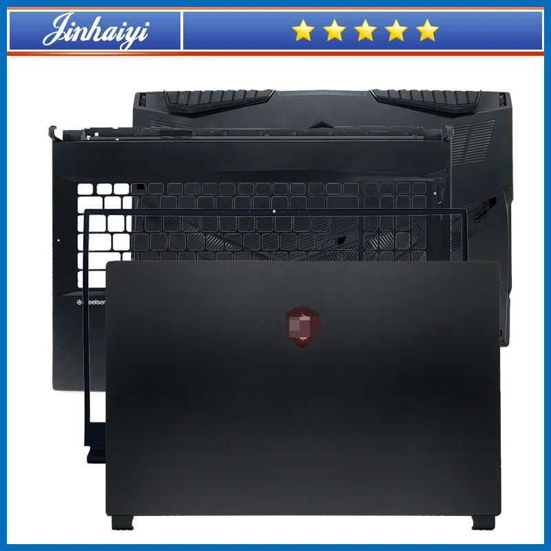 Portátil Case Superior Inferior Capa para Msi Gl75 Ms17e2 17e4 17e5 17e7 Tela de Volta Escudo Quadro Palma Resto Inferior do Escudo Dobradiça Capa