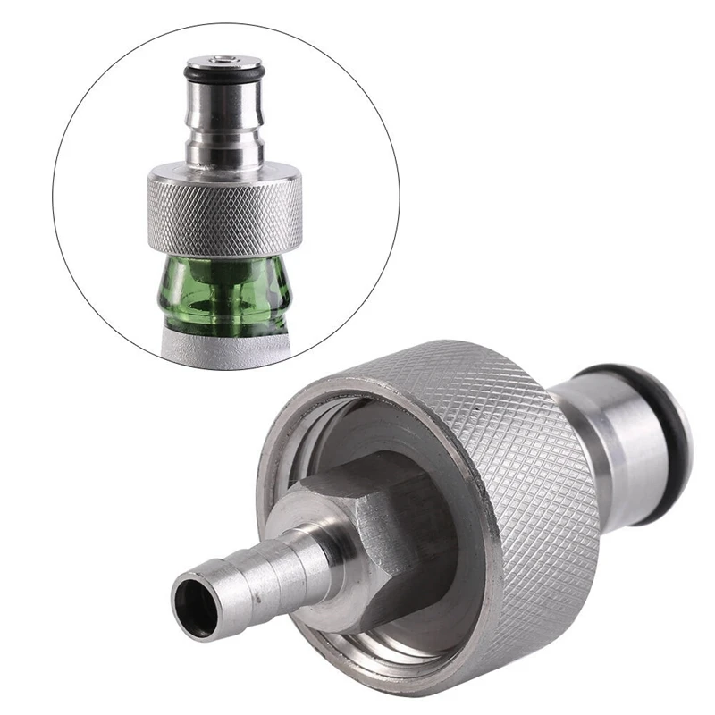 Stainless Steel Home Brew Beer Carbonation Cap Counter Pressure Bottle Filling Ball Lock for Corny Keg Home Brew Stainless Steel Home Brew Beer Carbonation Cap Counter Pressure Bottle Filling Ball Lock for Corny Keg Home Brew