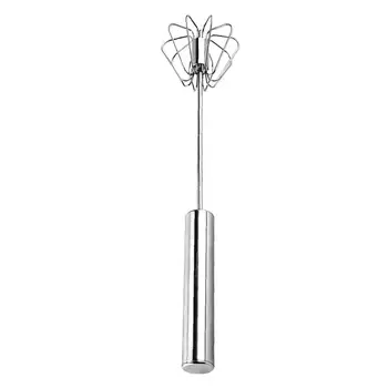 

Stainless Steel Hand-pressure Rotary Semi-automatic Egg Beater Kitchen Manual Egg Beater Household Agitator