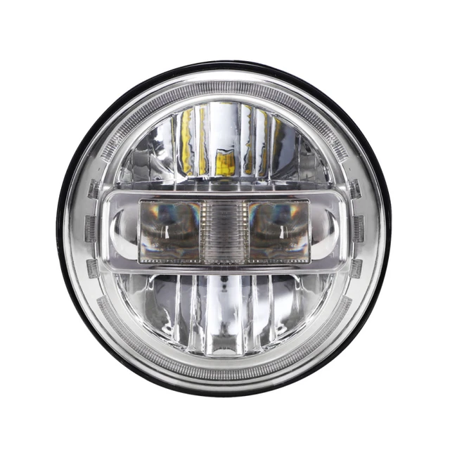 dot e-mark ip67 round 7inch led