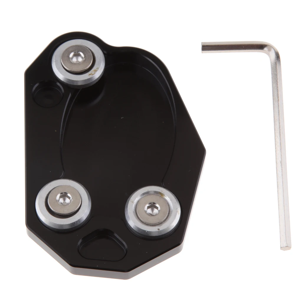 Motorcycle CNC Side Stand Kickstand Enlarge Plate Pad For Kawasaki Z1000