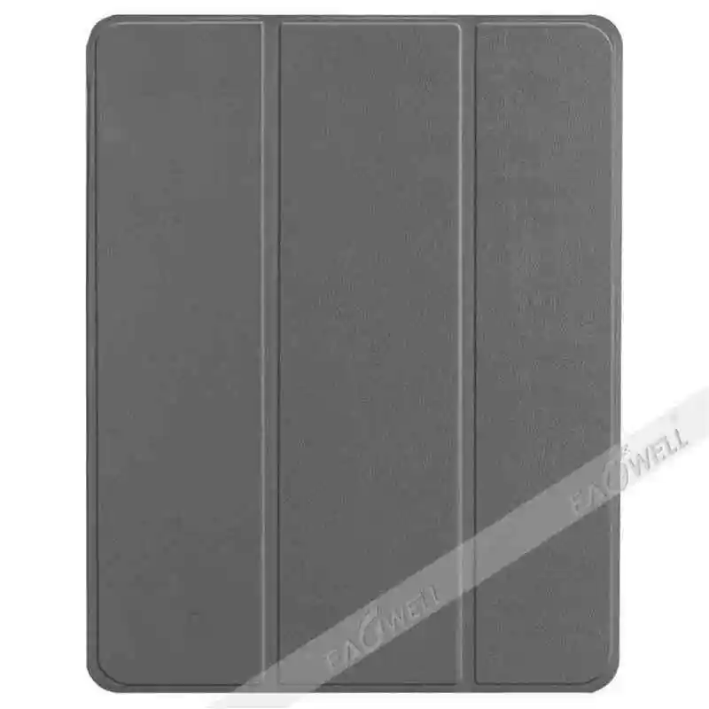 Умный чехол для планшета iPad Pro 12,9 дюйма, противоударный трехскладной чехол-подставка из искусственной кожи с откидной крышкой, чехол с функцией автоматического сна