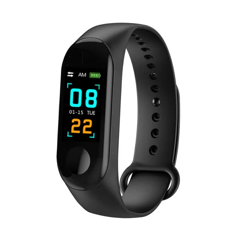 M3 Smartwatch Браслет сердечного ритма кровяное давление здоровье водонепроницаемый смарт часы для женщин и мужчин Bluetooth Браслет фитнес-трекер