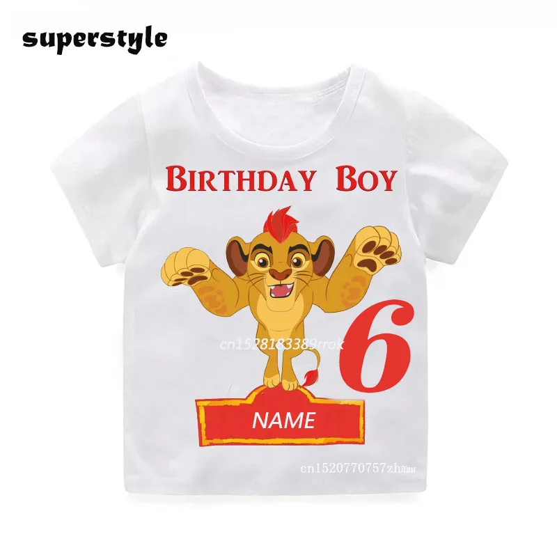 Lion King Shirts Gelukkige Verjaardag T 